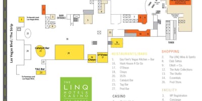 خريطة Linq لاس فيغاس
